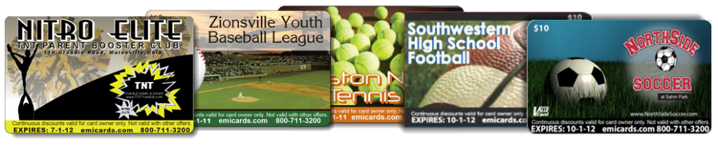 fundraising discount cards