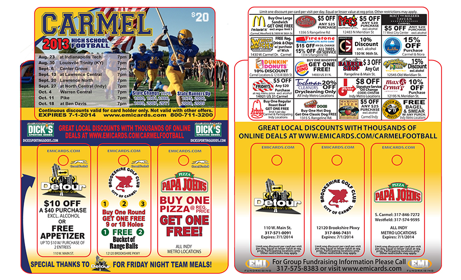 Carmel discount coupon