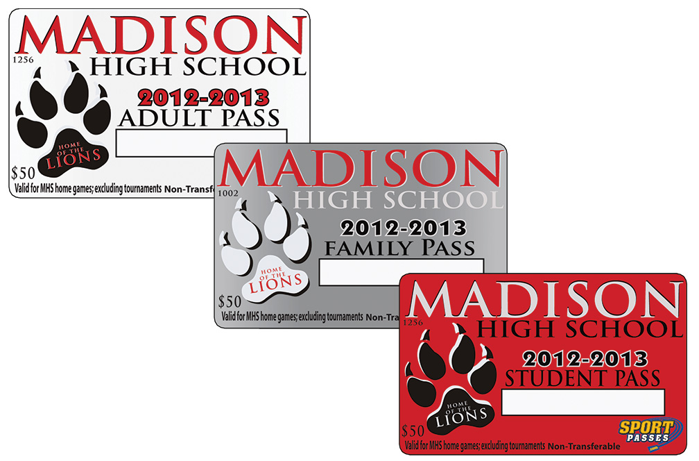 All Sports Passes Fundraising Discount Cards