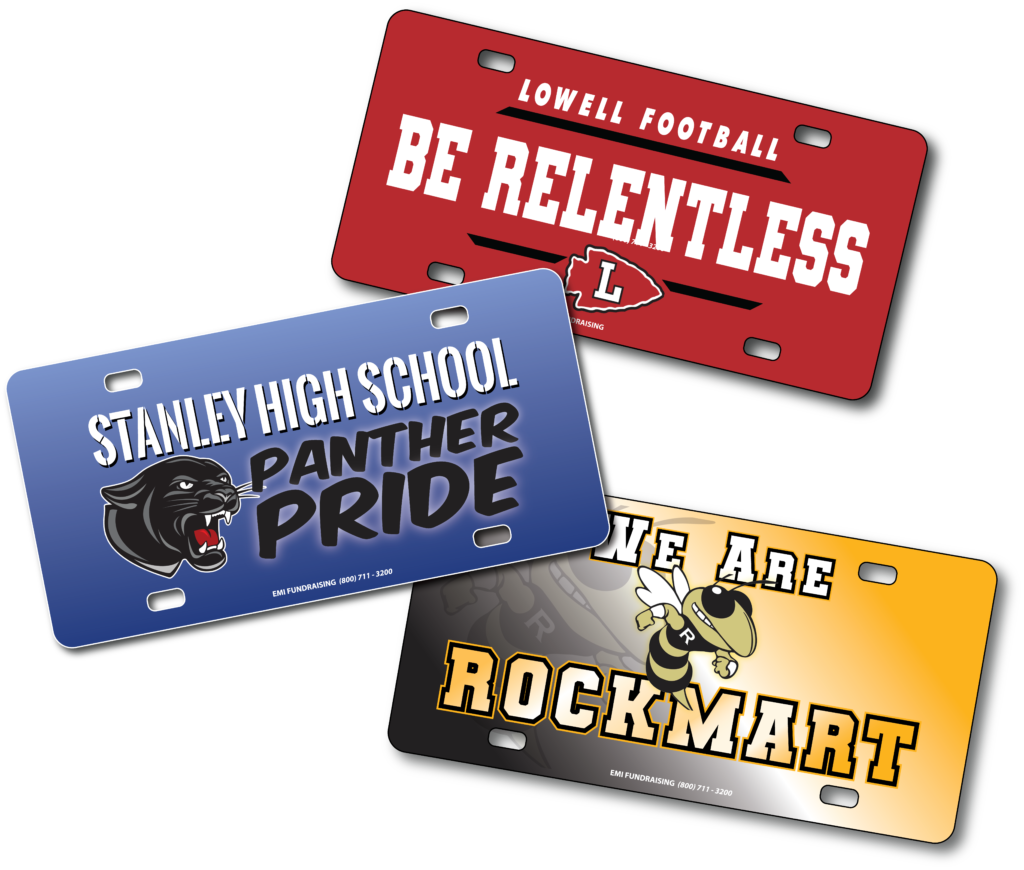 School License Plates Fundraiser Custom License Plates