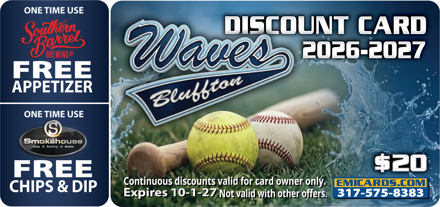 bluffton waves front